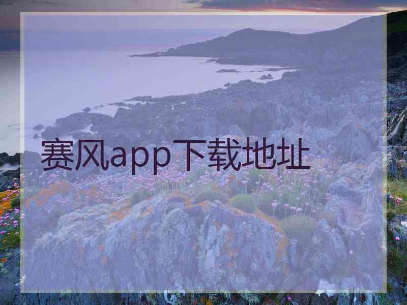 赛风app下载地址