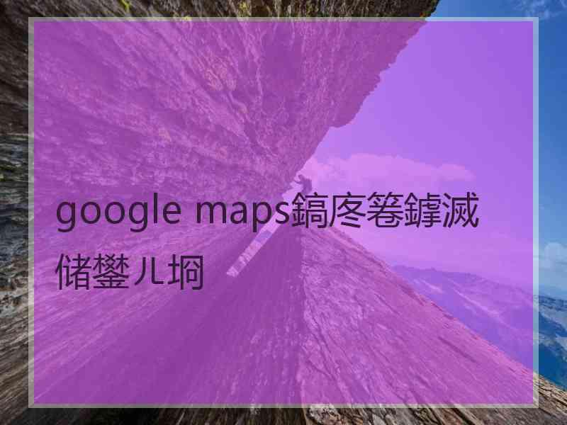 google maps鎬庝箞鎼滅储鐢ㄦ埛