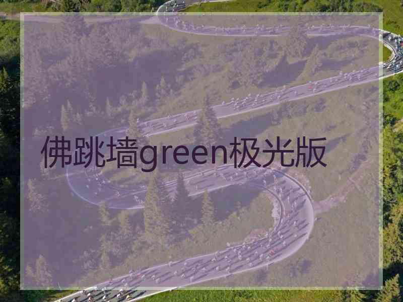 佛跳墙green极光版