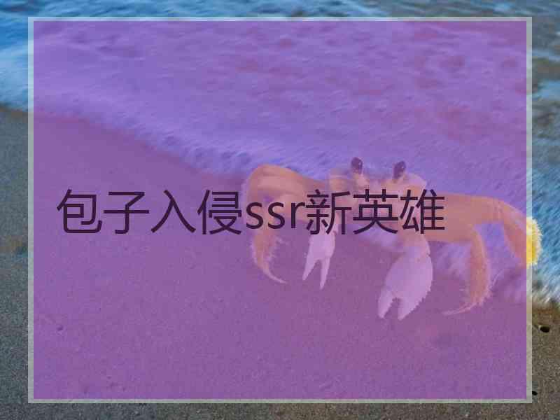 包子入侵ssr新英雄