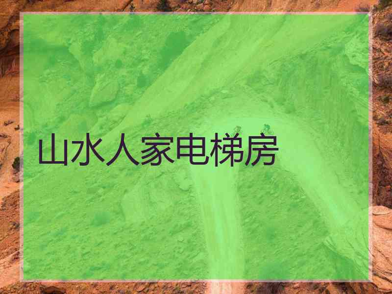 山水人家电梯房