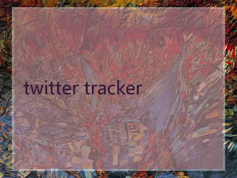 twitter tracker