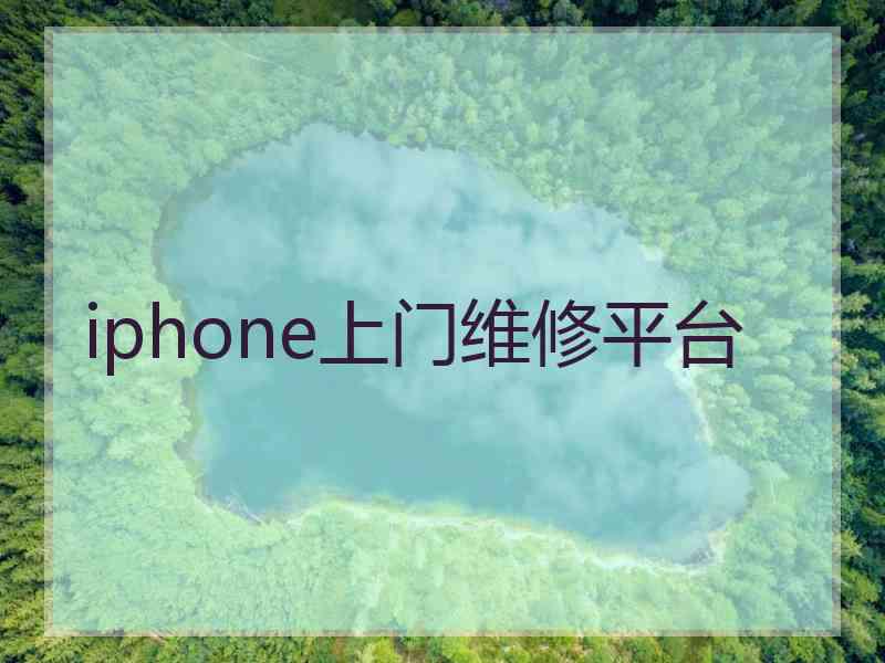 iphone上门维修平台