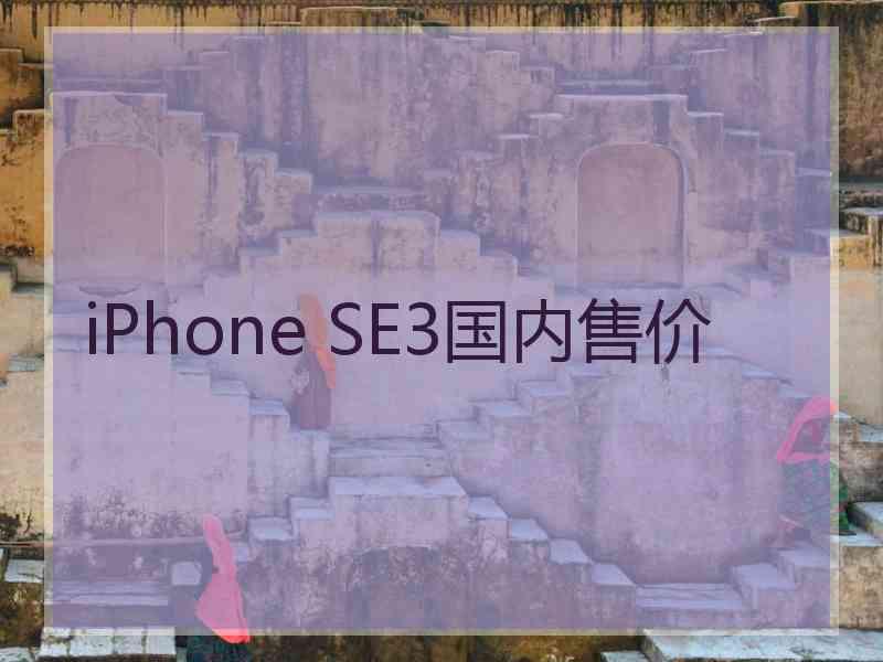 iPhone SE3国内售价