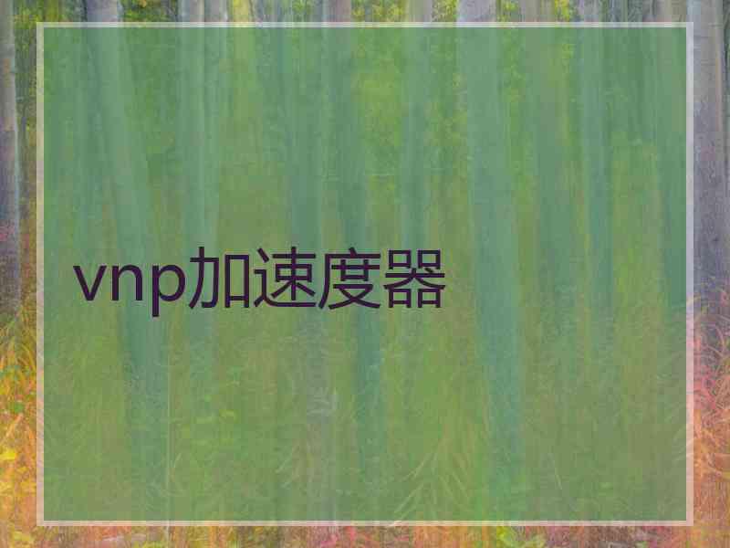 vnp加速度器