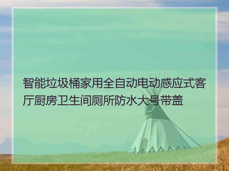 智能垃圾桶家用全自动电动感应式客厅厨房卫生间厕所防水大号带盖