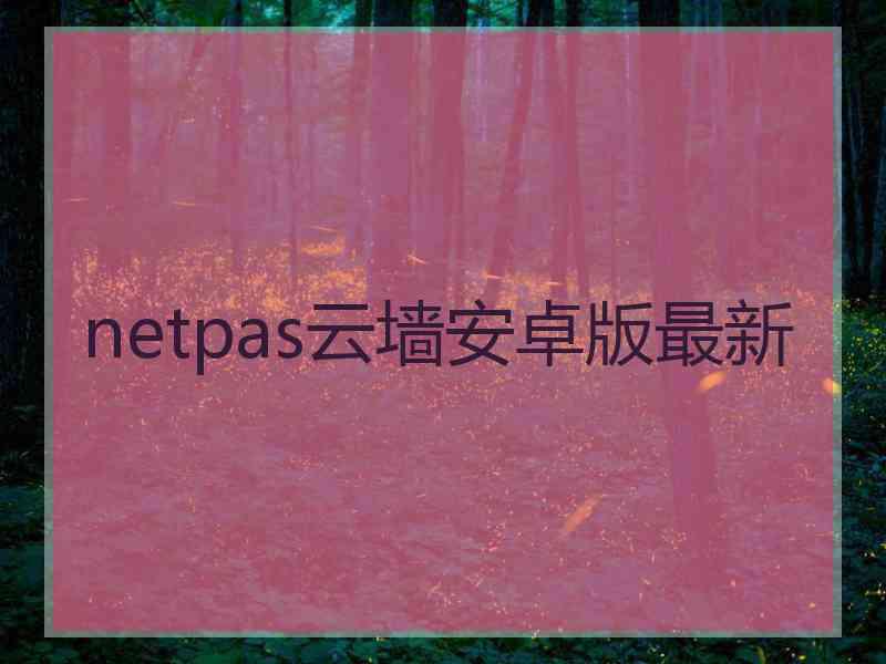 netpas云墙安卓版最新