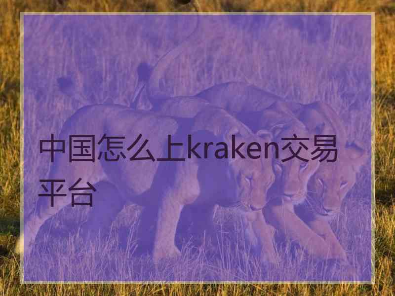 中国怎么上kraken交易平台