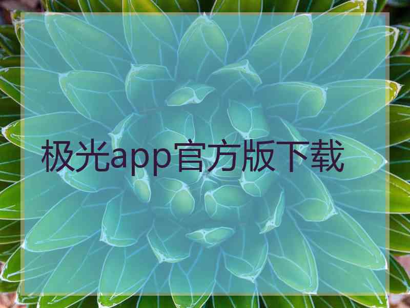 极光app官方版下载