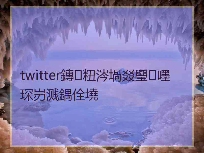 twitter鏄粈涔堝叕璺嚜琛岃溅鍝佺墝