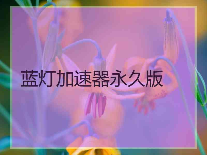 蓝灯加速器永久版