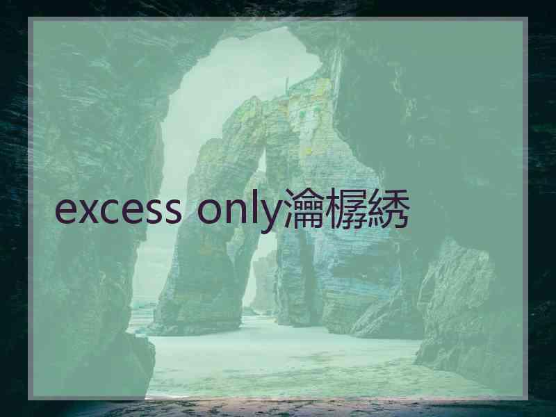 excess only瀹樼綉