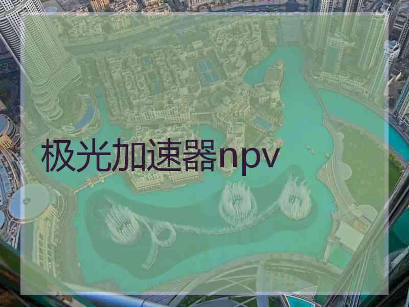 极光加速器npv