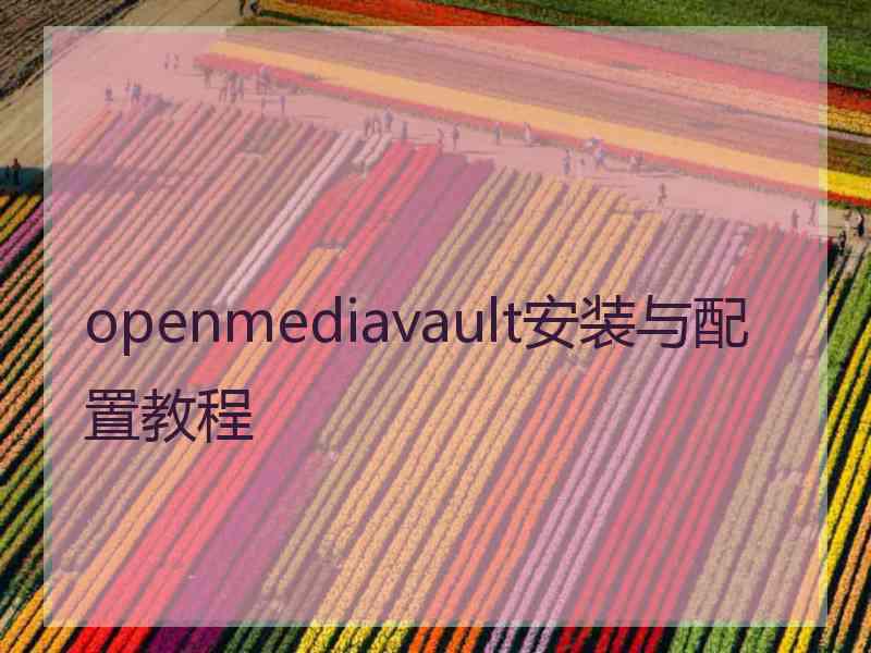 openmediavault安装与配置教程