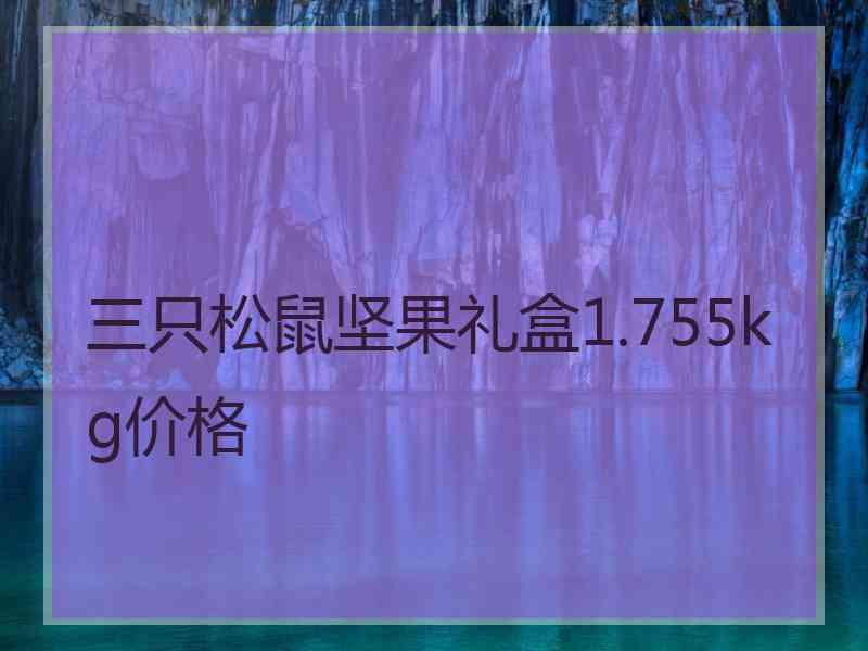 三只松鼠坚果礼盒1.755kg价格