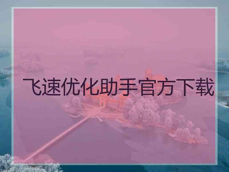 飞速优化助手官方下载