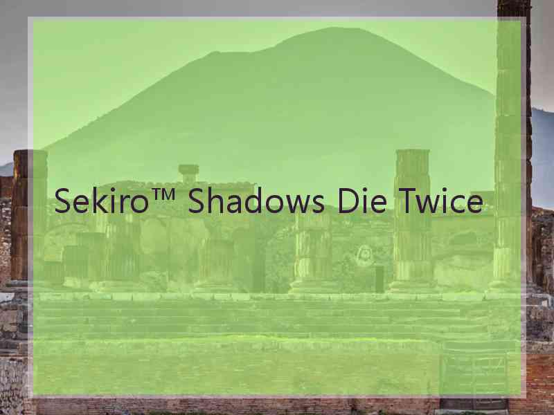 Sekiro™ Shadows Die Twice