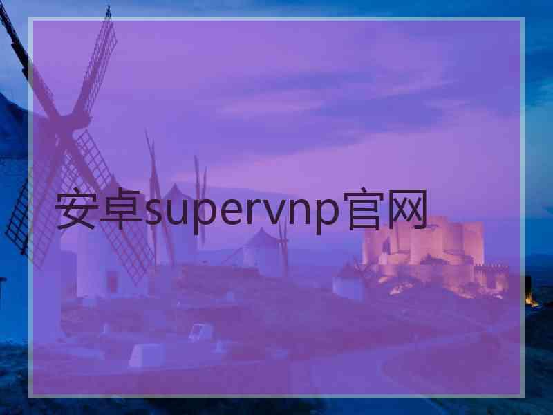 安卓supervnp官网