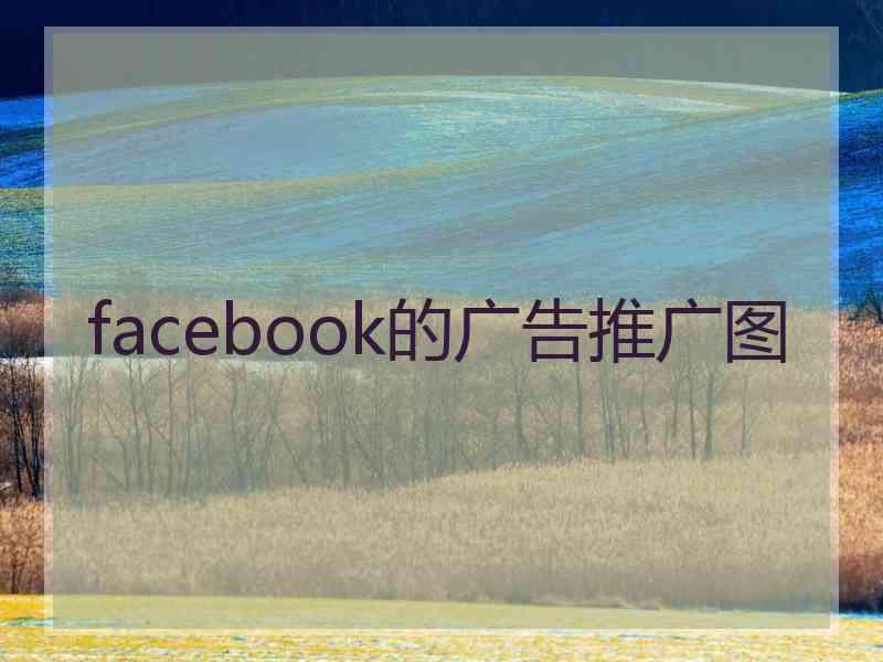 facebook的广告推广图