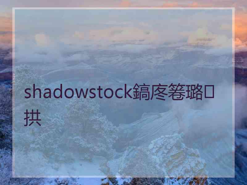 shadowstock鎬庝箞璐拱