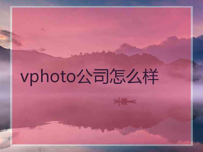 vphoto公司怎么样