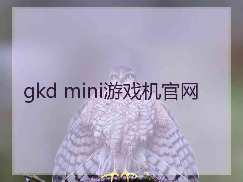 gkd mini游戏机官网