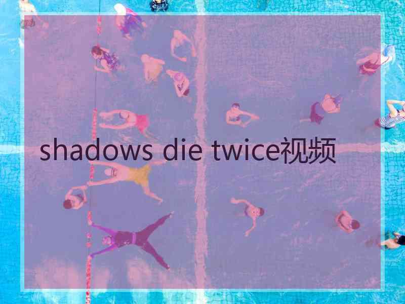 shadows die twice视频