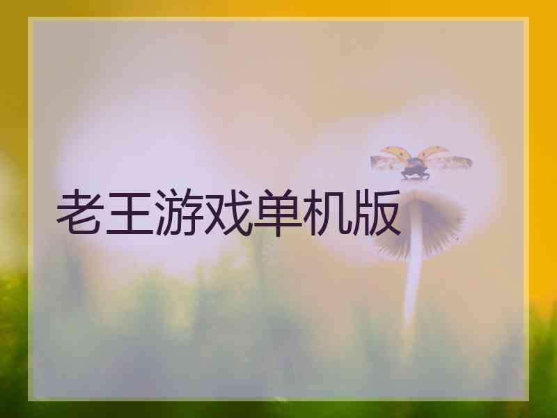 老王游戏单机版