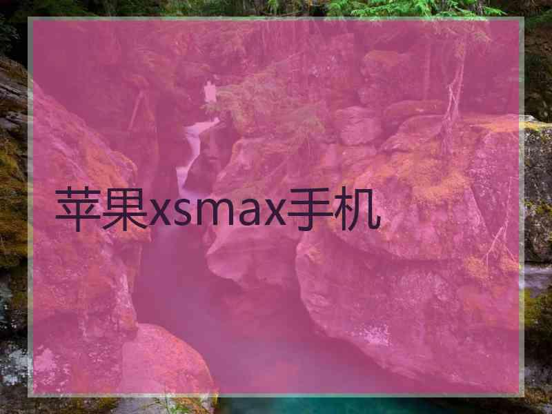 苹果xsmax手机