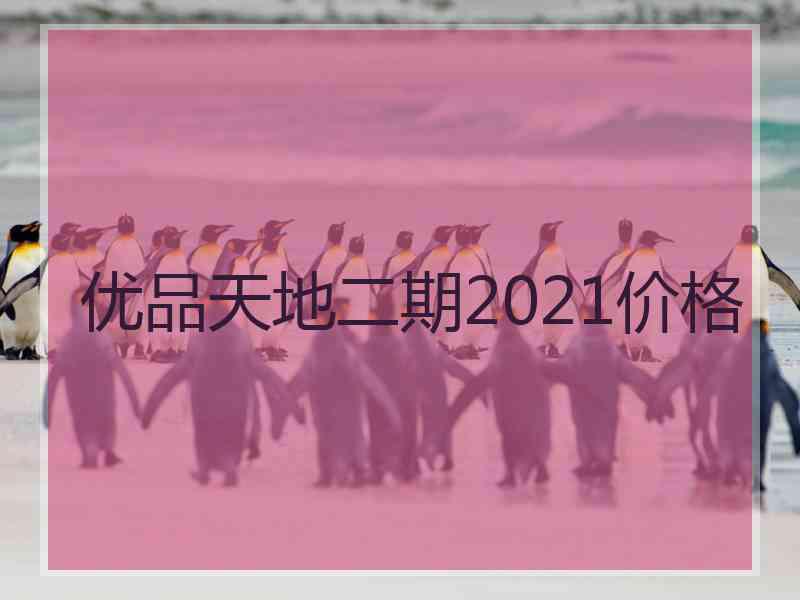 优品天地二期2021价格