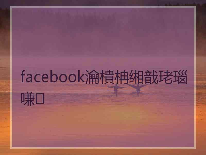 facebook瀹樻柟缃戠珯瑙嗛