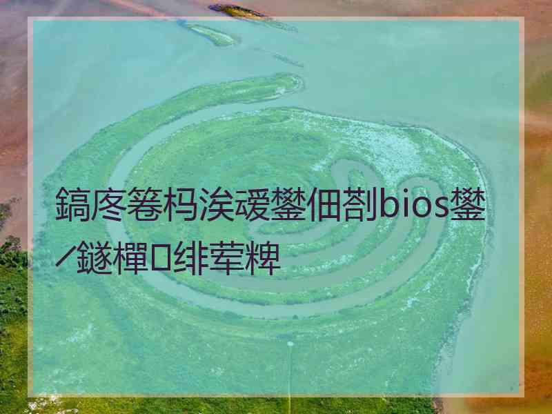 鎬庝箞杩涘叆鐢佃剳bios鐢╱鐩樿绯荤粺