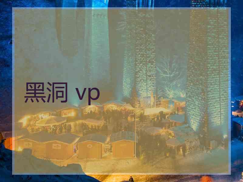 黑洞 vp