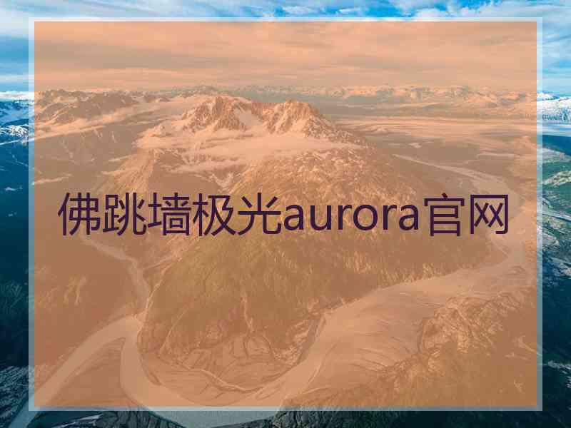 佛跳墙极光aurora官网