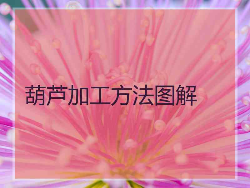 葫芦加工方法图解