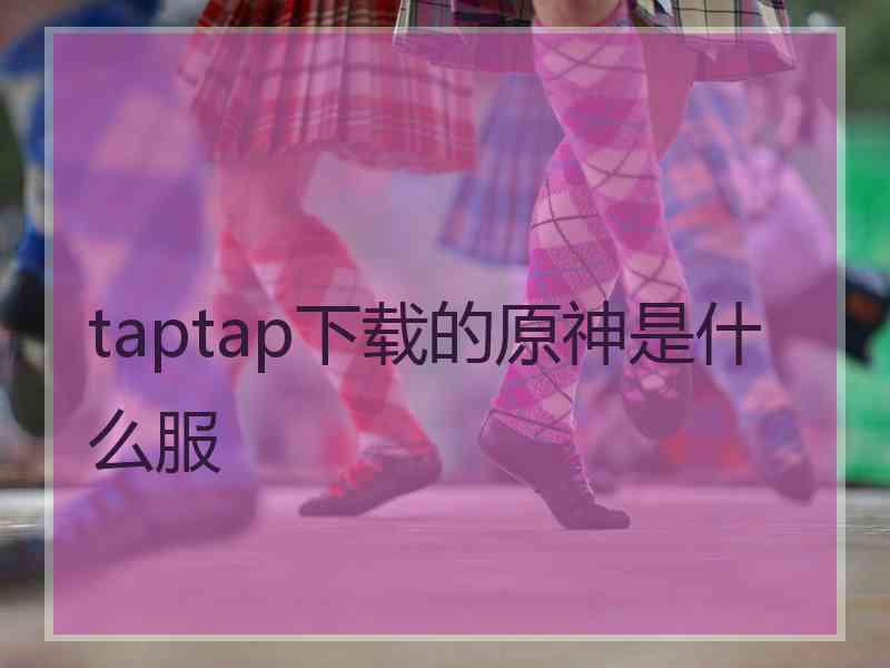 taptap下载的原神是什么服