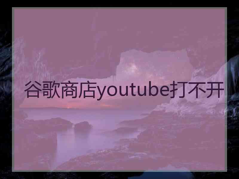 谷歌商店youtube打不开