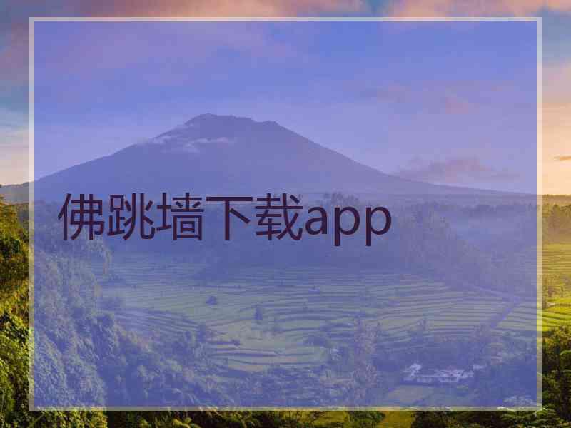 佛跳墙下载app