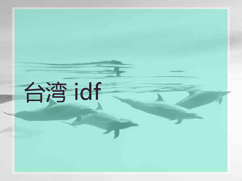 台湾 idf