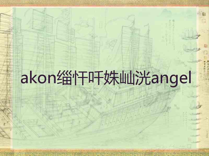 akon缁忓吀姝屾洸angel