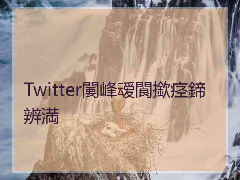 Twitter闄峰叆閬撳痉鍗辨満