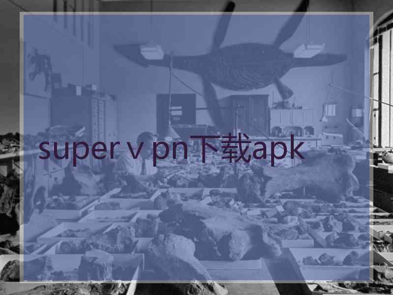 superⅴpn下载apk