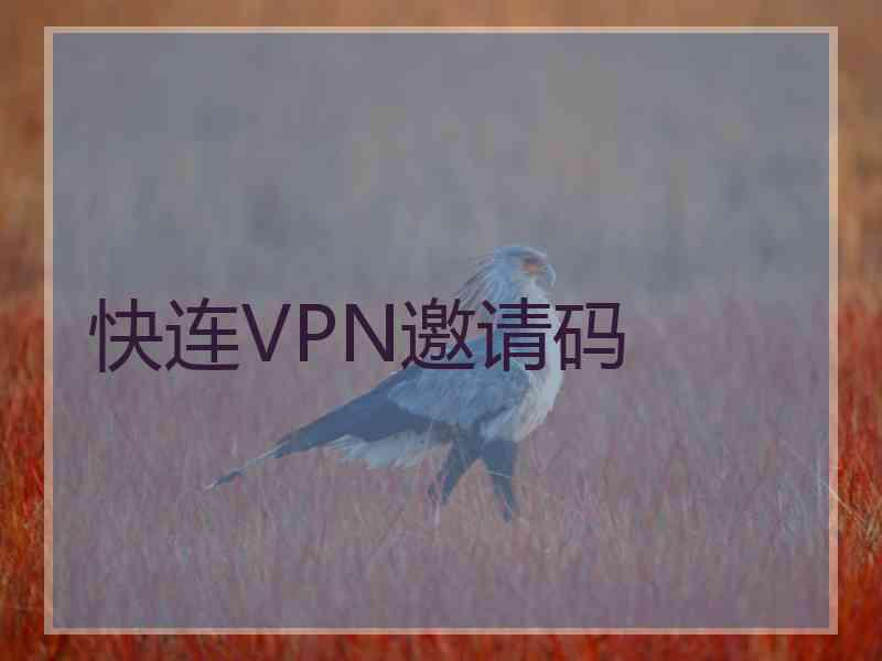 快连VPN邀请码