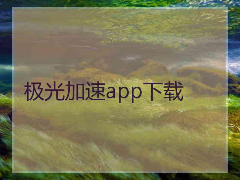 极光加速app下载