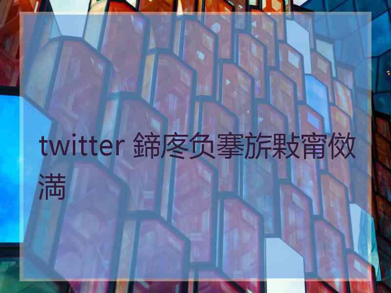 twitter 鍗庝负搴旂敤甯傚満