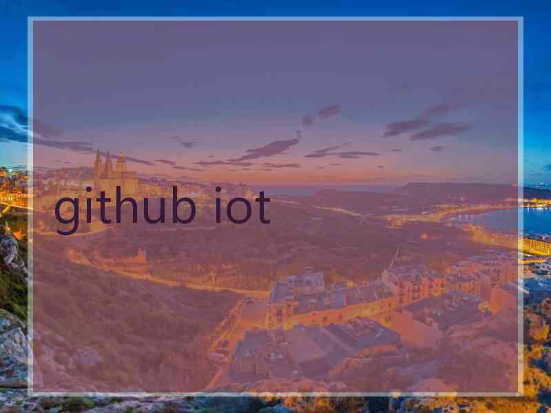 github iot