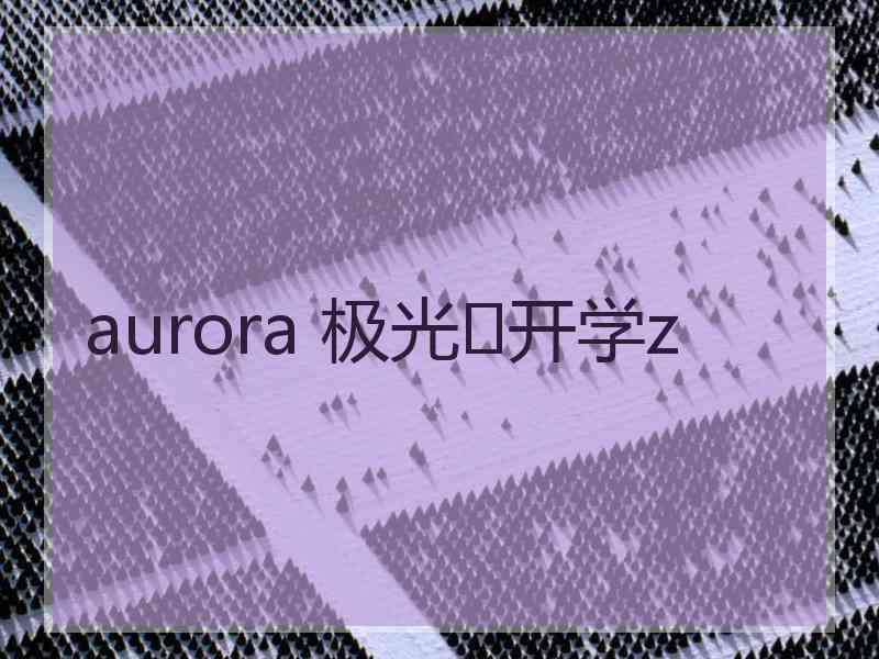 aurora 极光✨开学z