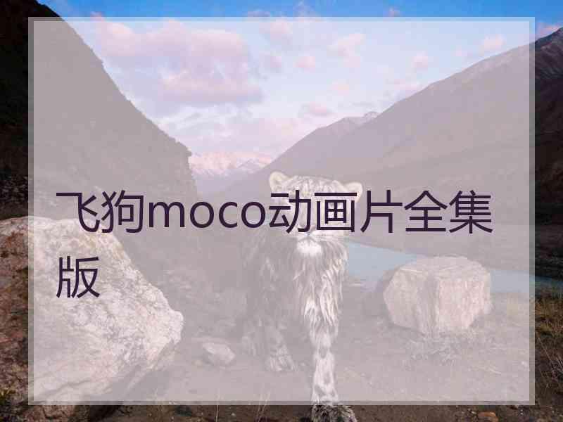 飞狗moco动画片全集版