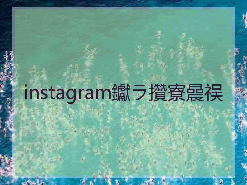 instagram钀ラ攢寮曟祦