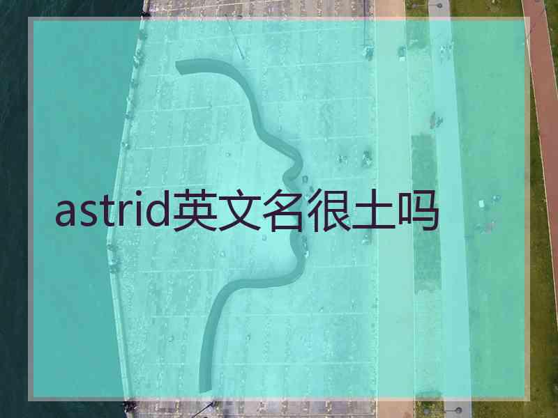 astrid英文名很土吗